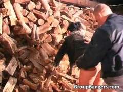 im holzschuppen ficken