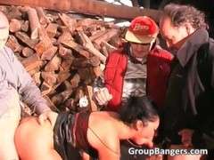 im holzschuppen ficken